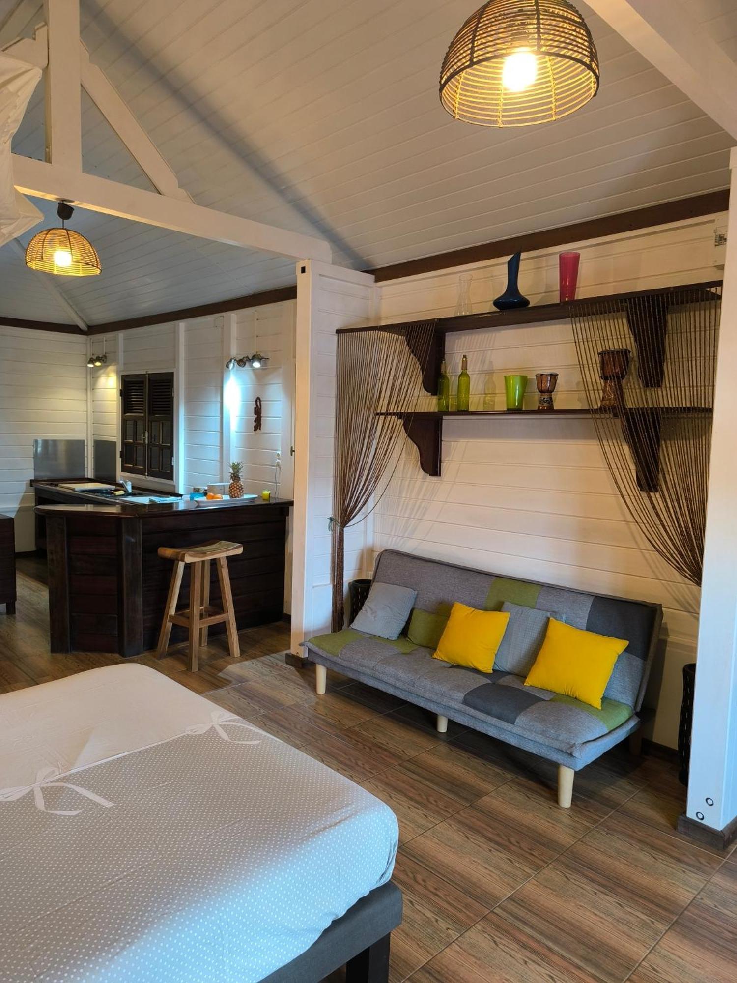 Studio Brazilia Bois Et Nature, Terrasse Avec Vue Sur Les Pitons เลอ โฮแบร์ ภายนอก รูปภาพ