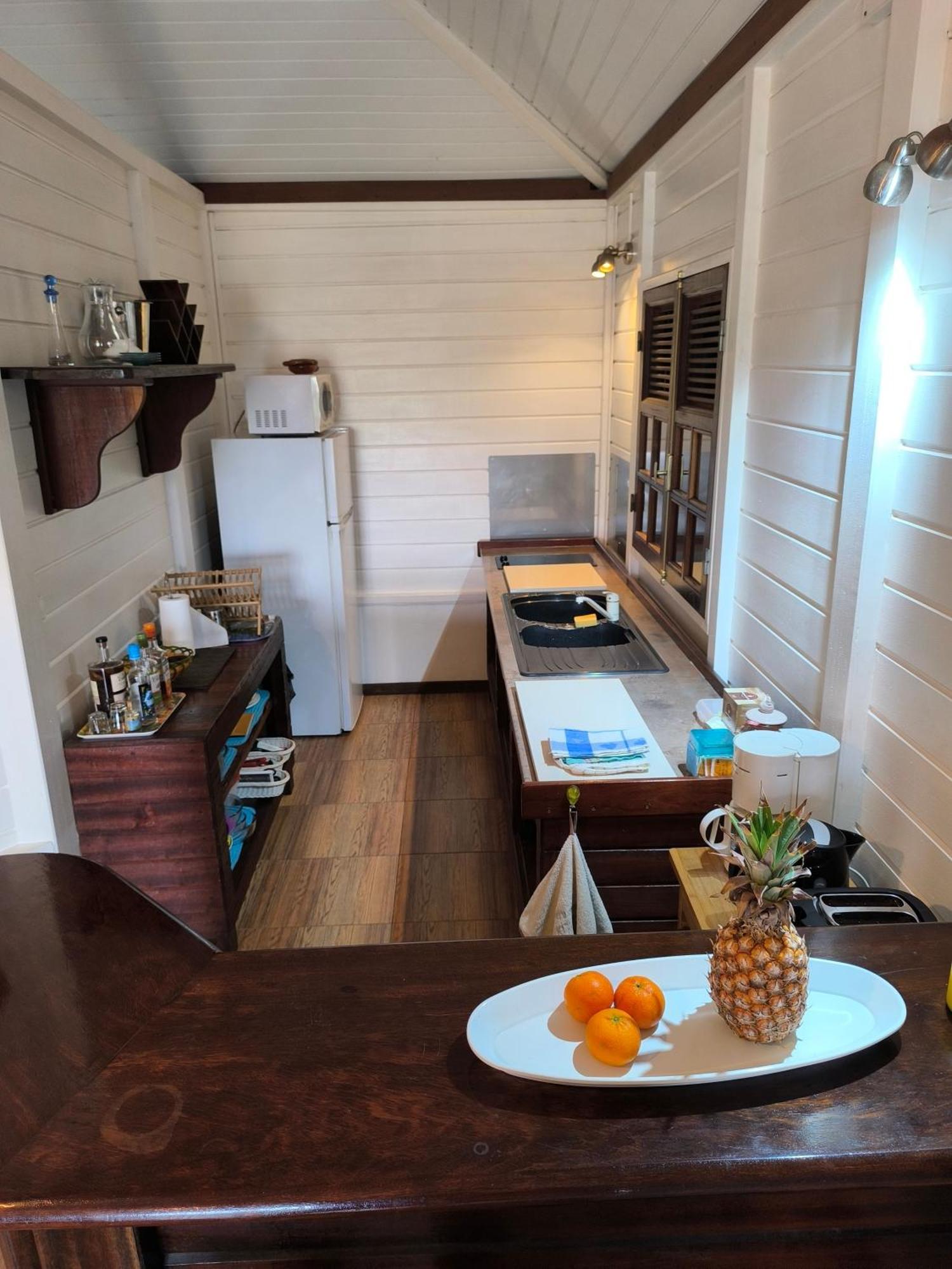 Studio Brazilia Bois Et Nature, Terrasse Avec Vue Sur Les Pitons เลอ โฮแบร์ ภายนอก รูปภาพ